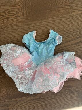 Revolution Blue Sequin Bodice Pink Tulle Ballet Tutu